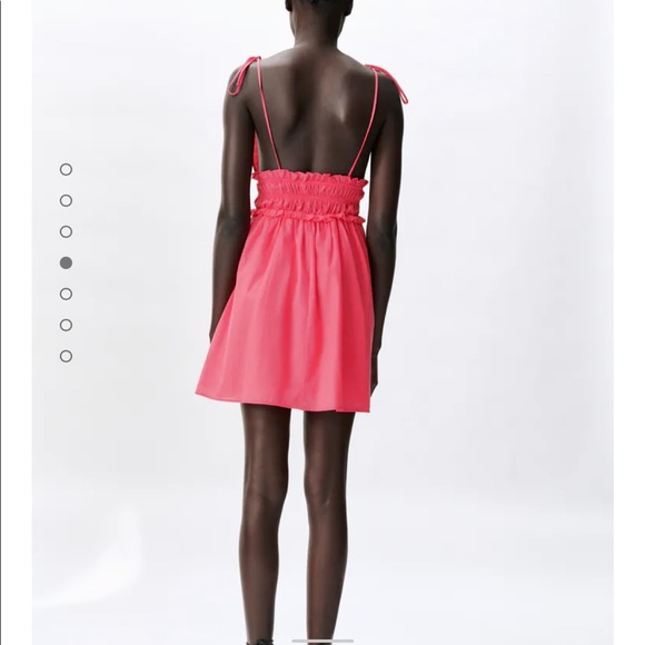 BNWT Zara Ruffle Mini Dress - Picture 3 of 10